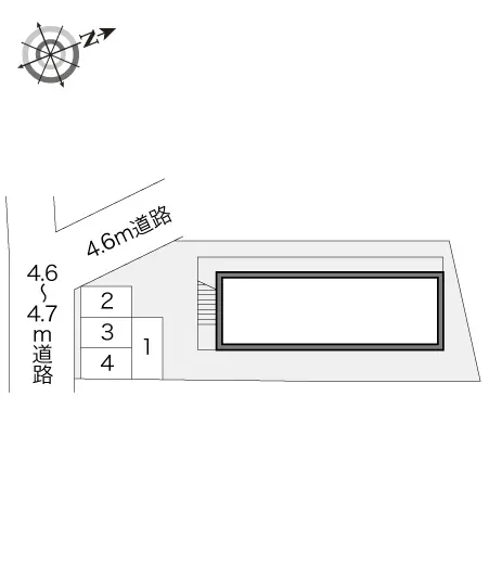 甲府市上石田２丁目 月極駐車場